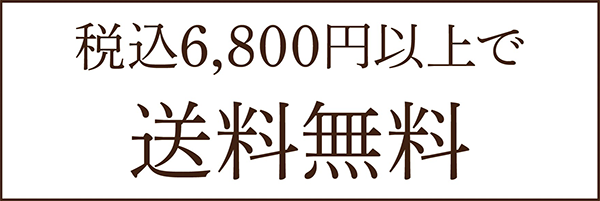 6,800円以上で送料無料