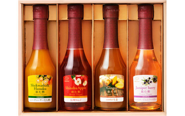 夏の飲む酢ギフトセレクション 250ml×4本
