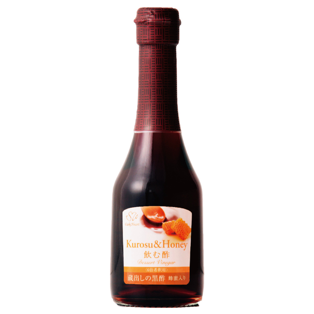飲む酢・デザートビネガー・蔵出しの黒酢 蜂蜜入り(250ml)