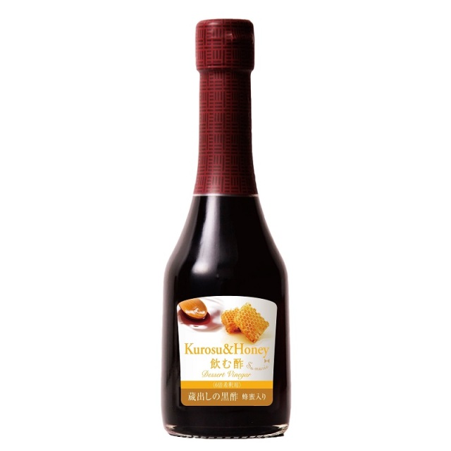 Su飲む酢・デザートビネガー・蔵出しの黒酢 蜂蜜入り(250ml)
