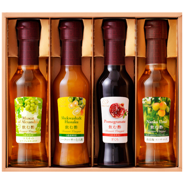 夏の飲む酢ギフトセレクション150ml×4本